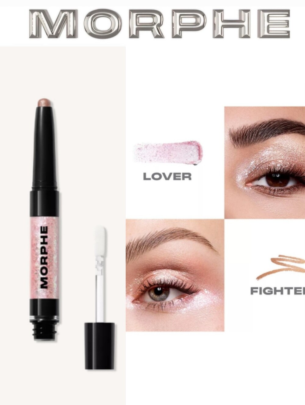 Morphe Mixed Signals Dual-Ended Cream & Liquid Shadow Stick